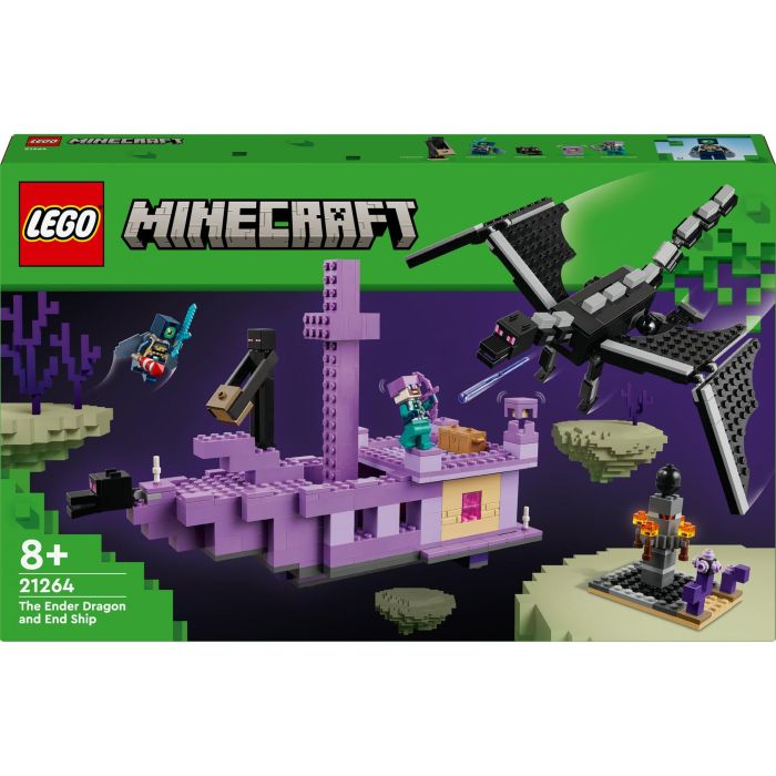 LEGO 21264 Minecraft El Dragón y el Barco de Ender - Set de Construcción inspirado en Videojuegos 0 LEGO 21264 Minecraft El Dragón y el Barco de Ender - Set de Construcción inspirado en Videojuegos 0
