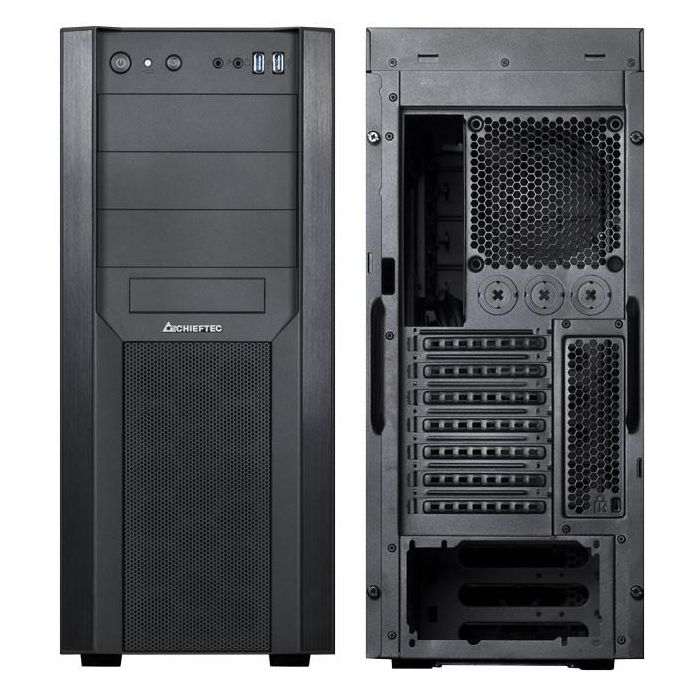 Chieftec CW-01B-OP Torre PC Mini Mesh Black ATX/microATX/Mini-ITX - Chasis de ordenador con filtro antipolvo 1 Chieftec CW-01B-OP Torre PC Mini Mesh Black ATX/microATX/Mini-ITX - Chasis de ordenador con filtro antipolvo 1