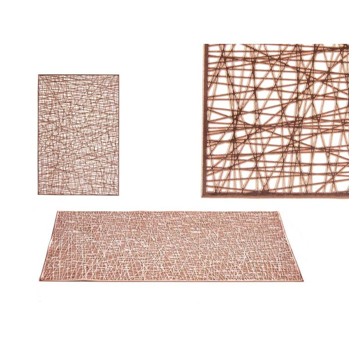 Tapete rectangular plástico rosa Kinvara 30x45 cm (48 Unidades) Tapete rectangular plástico rosa Kinvara 30x45 cm (48 Unidades)