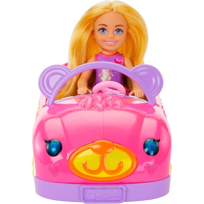 Muñeca Barbie Chelsea Con Coche Rosa Hxn05 Mattel 2