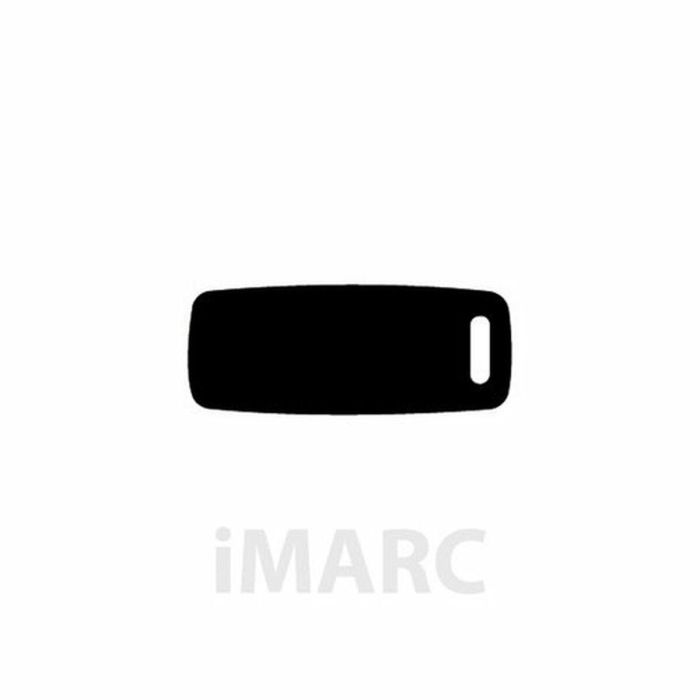 Placa identificativa para collar Imarc Baggage Negro 1