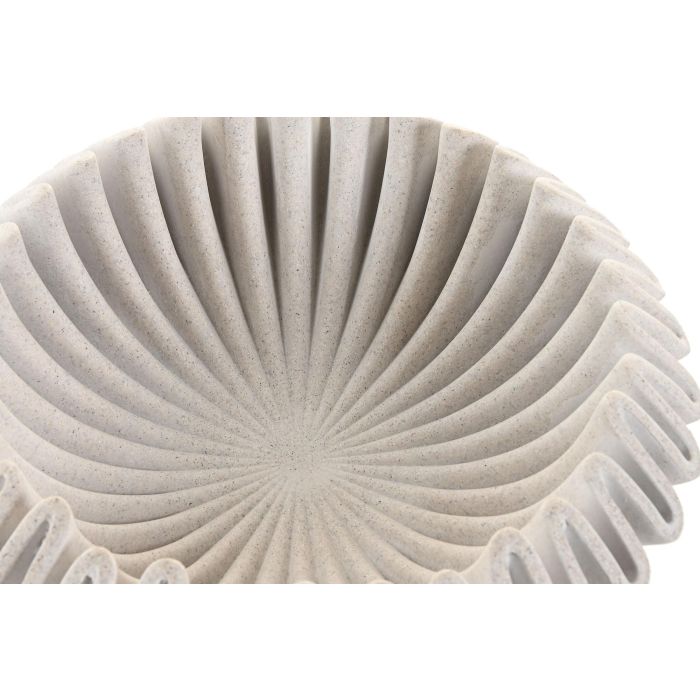 Centro Mesa Scandi DKD Home Decor Crema 30.5 x 10 x 30.5 cm (2 Unidades) 1