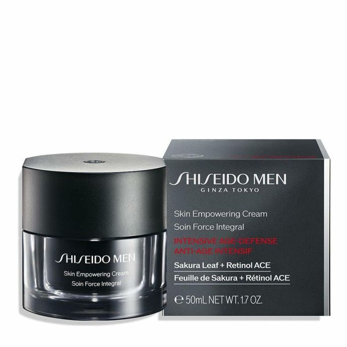 Shiseido M122196-712 MEN Skin Empowering Cream Antiarrugas Antiedad Hombre 50ml. Hidrata, Reafirma y Reduce Líneas de Expresión