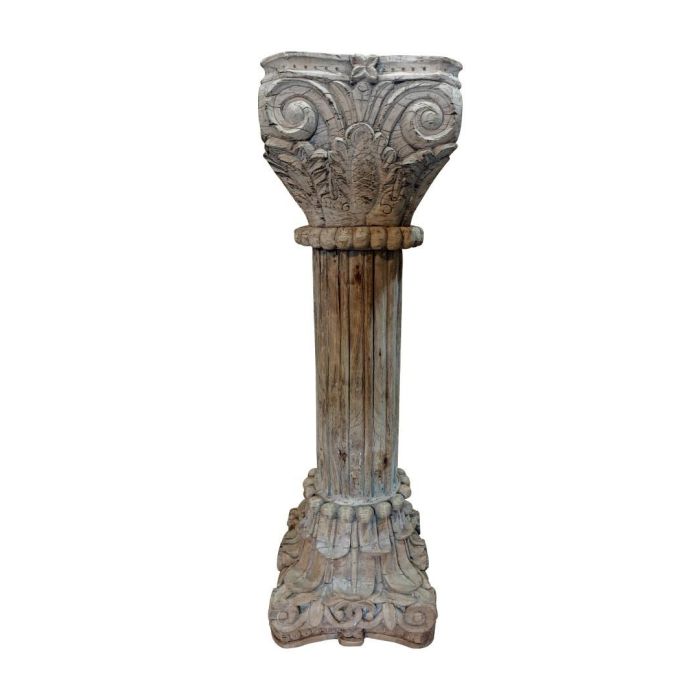 Columna Item Home DKD Home Decor Natural 25 x 120 x 25 cm 1