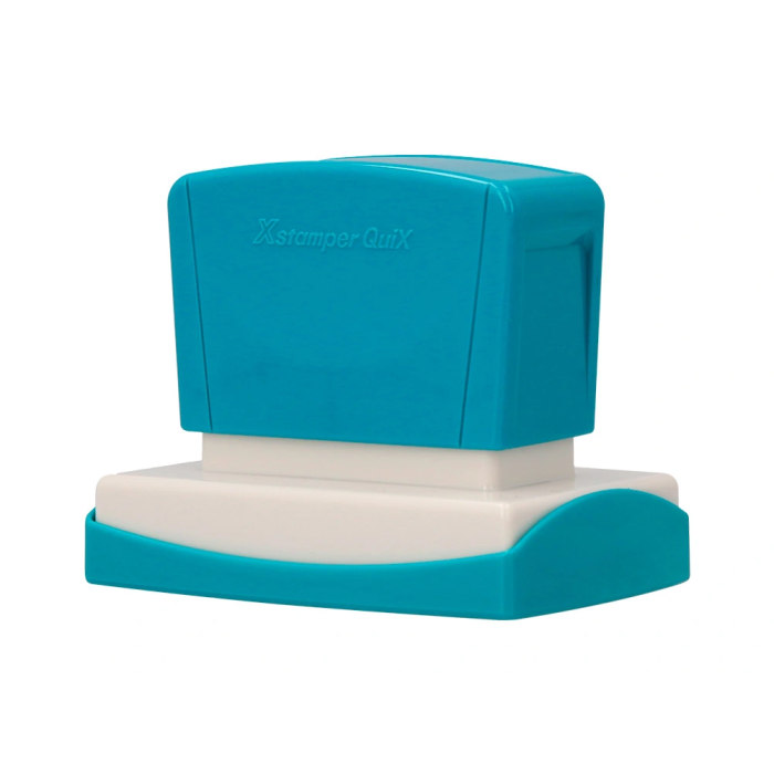 X'stamper Sello Quix Personalizable Q-16, Color Azul, Medidas 36x61 mm, Consumible Máquina Sellos, Resistente al Agua, 6000 Impresiones 2 X'stamper Sello Quix Personalizable Q-16, Color Azul, Medidas 36x61 mm, Consumible Máquina Sellos, Resistente al Agua, 6000 Impresiones 2