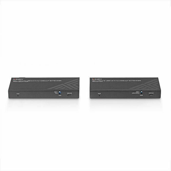 Lindy 150m Cat.6 HDMI 4K60, USB 2.0 & IR HDBaseT KVM Extender 2 Lindy 150m Cat.6 HDMI 4K60, USB 2.0 & IR HDBaseT KVM Extender 2