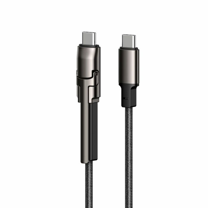 Cable USB KSIX Negro 1 m 2