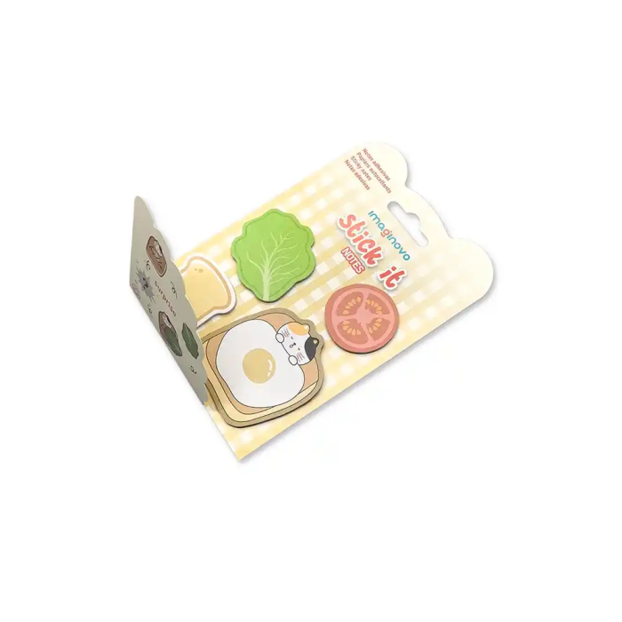 Imaginovo Bloc notas adhesivas surprise pegatina sorpresa 20 hojas tamaños surtidos amarillo 4