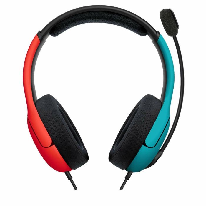 PDP LVL40 Auricular gaming con micrófono flexible y cancelación de ruido, altavoces 40mm, ligero y cómodo para Nintendo Switch azul/rojo 16 PDP LVL40 Auricular gaming con micrófono flexible y cancelación de ruido, altavoces 40mm, ligero y cómodo para Nintendo Switch azul/rojo 16