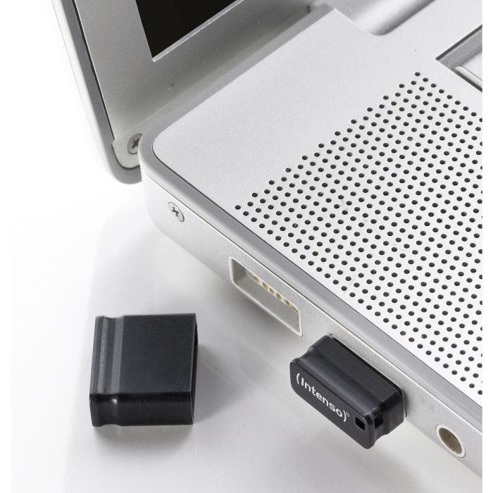 Intenso 3532470 Memoria USB 3.2 Slim Line 16GB, Velocidad de lectura hasta 100 MB/s, Compatible USB-A 2