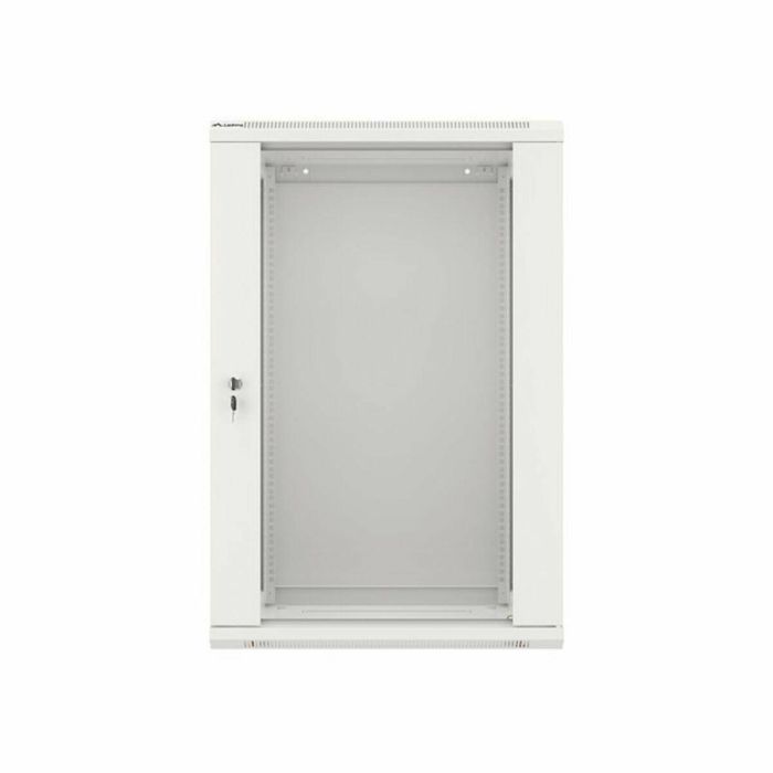 Lanberg WF01-6418-10S Armario Rack de Pared 18U, Color Gris, 60 kg de Capacidad Máxima 2 Lanberg WF01-6418-10S Armario Rack de Pared 18U, Color Gris, 60 kg de Capacidad Máxima 2