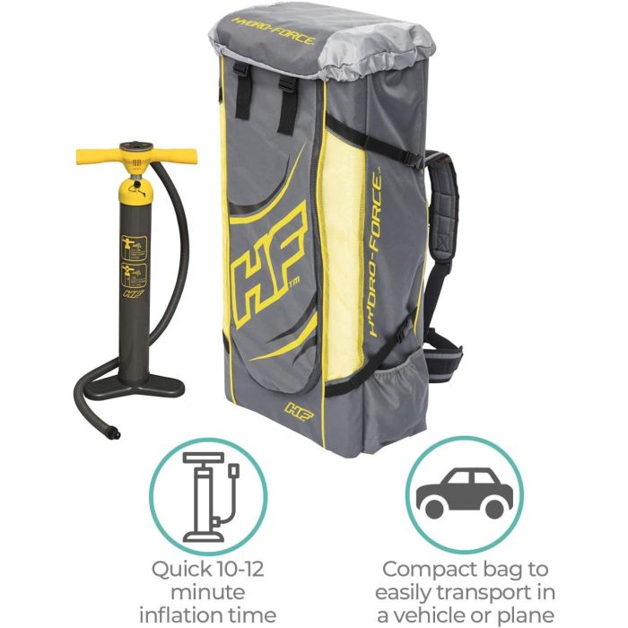 Bestway 65310 - Tabla de Paddle Surf Inflable Freesoul SUP, 340x89x15cm, Incluye Paleta y Accesorios, Máx. 160kg 3 Bestway 65310 - Tabla de Paddle Surf Inflable Freesoul SUP, 340x89x15cm, Incluye Paleta y Accesorios, Máx. 160kg 3