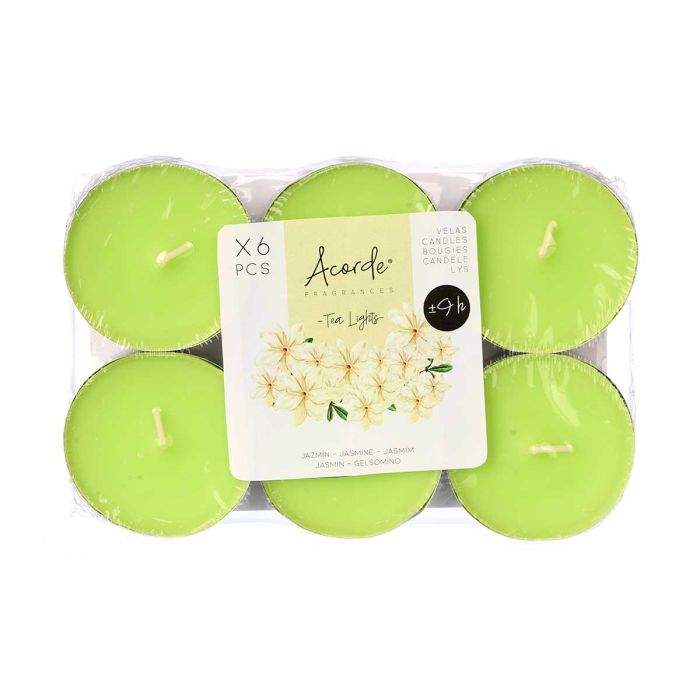 Set 6 Tea Light Maxi 9 H Jazmin Acorde 17X2CM (24 Unidades) 1 Set 6 Tea Light Maxi 9 H Jazmin Acorde 17X2CM (24 Unidades) 1