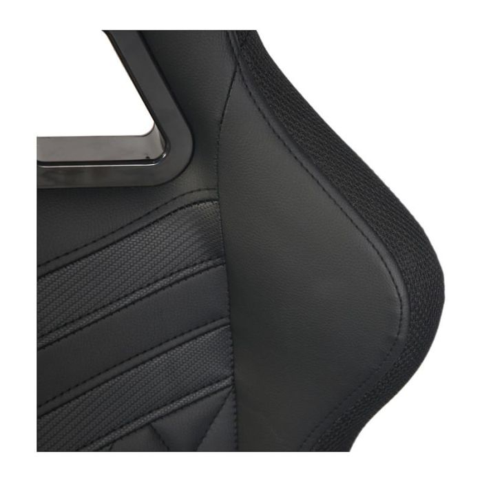 Deltaco Gaming DC410 Silla Gaming Ergonómica, Negro, Respaldo Ajustable 90-180°, Asiento y Respaldo Acolchados, Peso Máx. 120 kg, Altura Máx. 185 cm, Reposabrazos 2D
