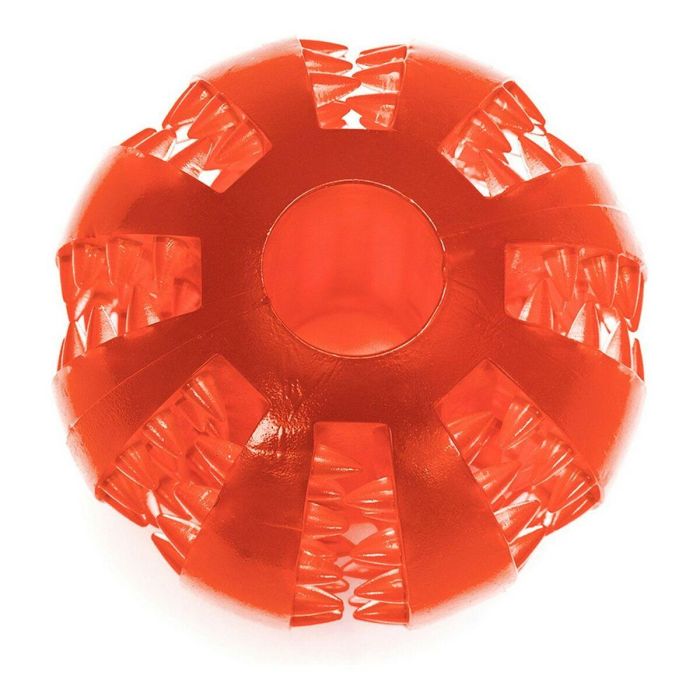 Gloria Pelota Dental Resistente TPR 7 cm para Perros | Juguete Masticable con Hendiduras para Limpieza de Sarro y Dispensador de Premios 8