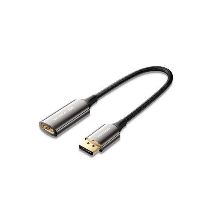 Cable Conversor Vention HFNBC/ DisplayPort Macho - HDMI Hembra/ 25cm/ Negro