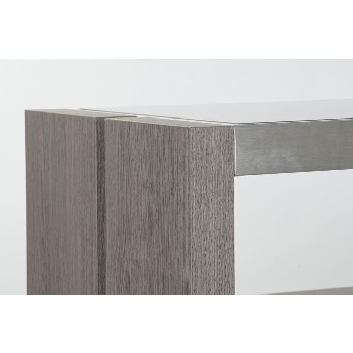 DKD Home Decor Buffet Moderno Gris 165x39x76 cm, 4 Puertas, 4 Estanterías, Roble y Cristal Templado 2 DKD Home Decor Buffet Moderno Gris 165x39x76 cm, 4 Puertas, 4 Estanterías, Roble y Cristal Templado 2