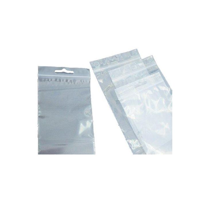 Bolsa Auto-Cierre Minigrip Con Taladro 120X180 Mm Paquete De 100