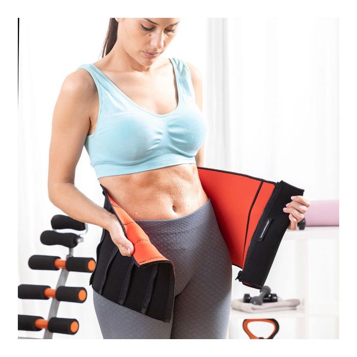 Faja reductora deportiva con efecto sauna redle v0103393 innovagoods 2 Faja reductora deportiva con efecto sauna redle v0103393 innovagoods 2