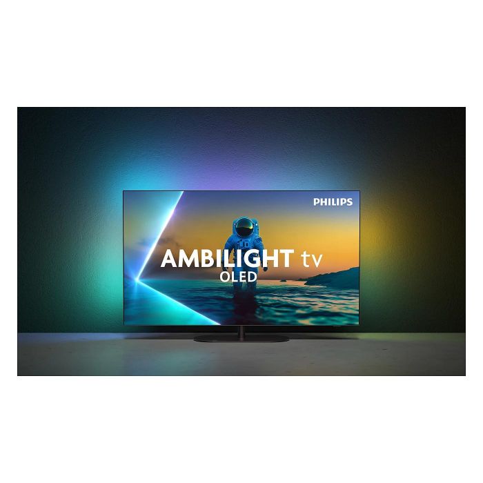 Philips 55OLED810/12 TV OLED 4K Ultra HD 139 cm (55") Smart TV Google TV 120 Hz/144 Hz HDR10+ Dolby Vision Ambilight 4x HDMI 2.1 WLAN 1 Philips 55OLED810/12 TV OLED 4K Ultra HD 139 cm (55") Smart TV Google TV 120 Hz/144 Hz HDR10+ Dolby Vision Ambilight 4x HDMI 2.1 WLAN 1