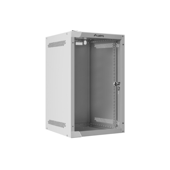 Lanberg WF10-2309-10S Armario Rack 9U Bastidor de Pared, 20 kg de Capacidad Máxima, Color Gris 3 Lanberg WF10-2309-10S Armario Rack 9U Bastidor de Pared, 20 kg de Capacidad Máxima, Color Gris 3