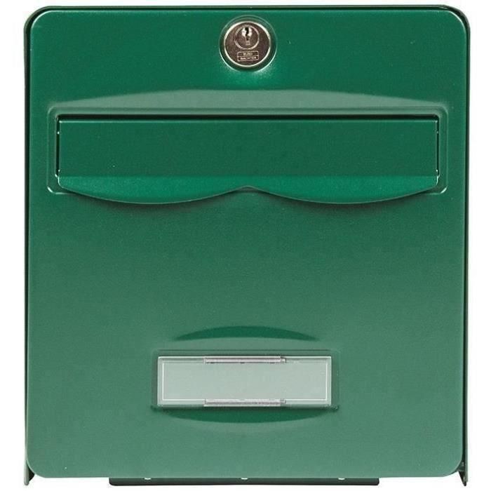 Burg Wachter Buzón Balthazar de acero galvanizado prelacado, 2 puertas, Verde, resistente a corrosión y abrasión, antirrobo Burg Wachter Buzón Balthazar de acero galvanizado prelacado, 2 puertas, Verde, resistente a corrosión y abrasión, antirrobo
