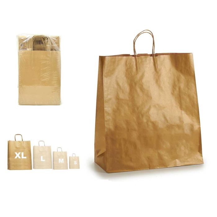 Bolsa de Papel Oro Kraft Grande Pincello 46x60 cm (100 Unidades) Bolsa de Papel Oro Kraft Grande Pincello 46x60 cm (100 Unidades)