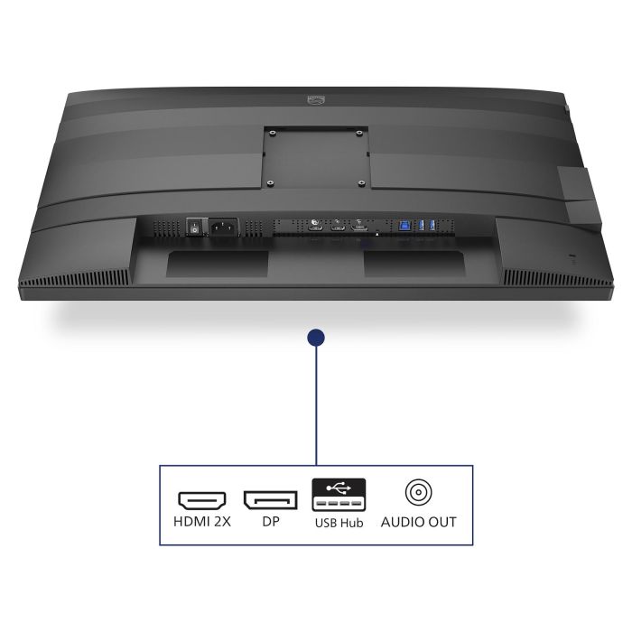 Philips 27B2G5500 Monitor de 27 Pulgadas Quad HD IPS 100Hz 4ms Antracita 2xHDMI DP USB 10