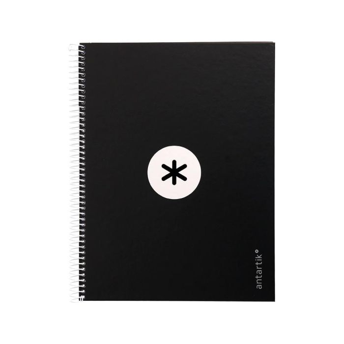 Cuaderno Espiral A4 Micro Antartik Tapa Forrada 80H 90 gr Cuadro 5 mm 1 Banda 4 Taladros Negro 7 Cuaderno Espiral A4 Micro Antartik Tapa Forrada 80H 90 gr Cuadro 5 mm 1 Banda 4 Taladros Negro 7