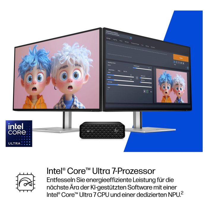 HP Z2 Mini G1i Intel Core Ultra 7 265 32GB 1TB SSD NVIDIA RTX A1000 8GB W11P 3J Gar (DE) HP Z2 Mini G1i Intel Core Ultra 7 265 32GB 1TB SSD NVIDIA RTX A1000 8GB W11P 3J Gar (DE)