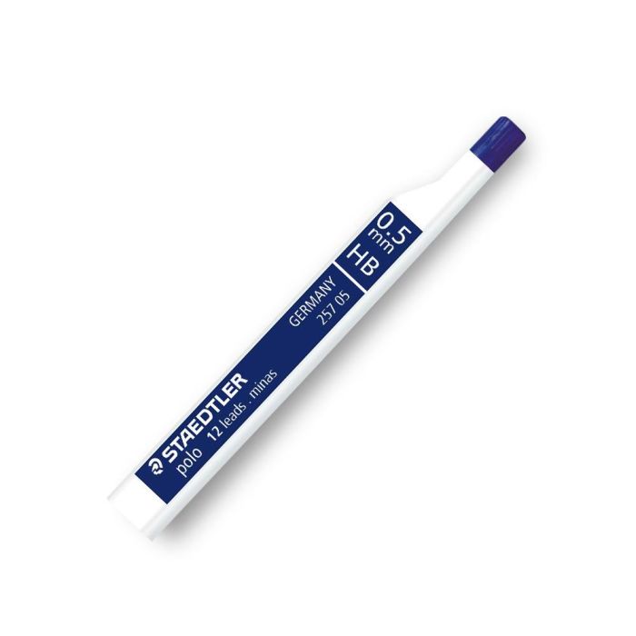 Minas Staedtler Grafito 0,5 mm Hb Polo 257 Tubo Con 12 Minas 12 unidades 2