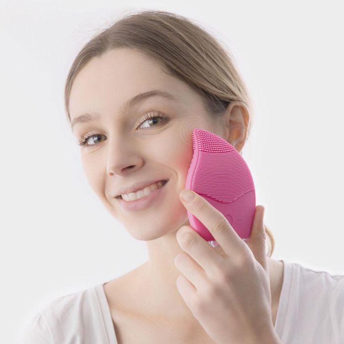 Masajeador Limpiador Facial Recargable InnovaGoods Masajeador Limpiador Facial Recargable InnovaGoods