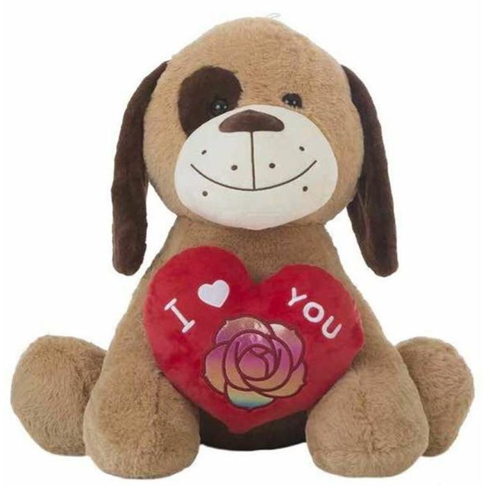 Peluche perrito amour corazón 58 cm