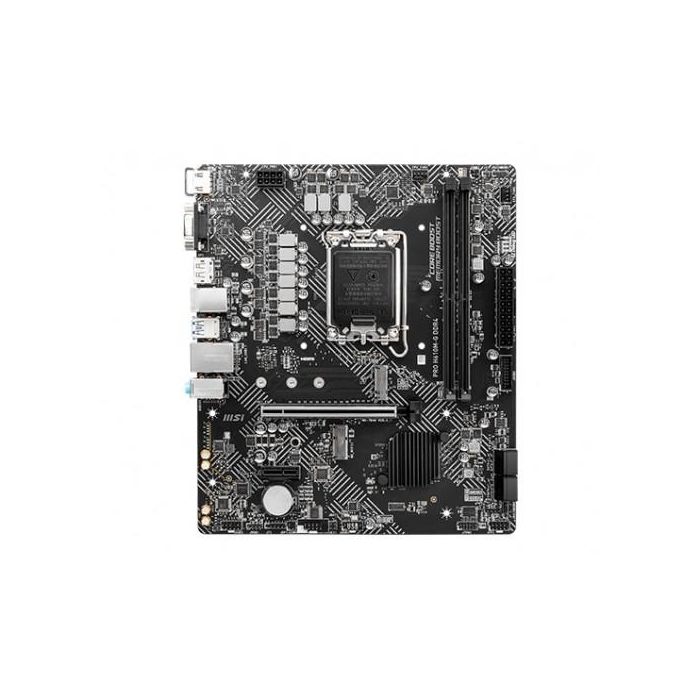 MSI PRO H610M-G DDR4 Placa Base Intel LGA 1700, Micro ATX, 2x DDR4, 64GB Max, Ref. 911-7D46-003 2