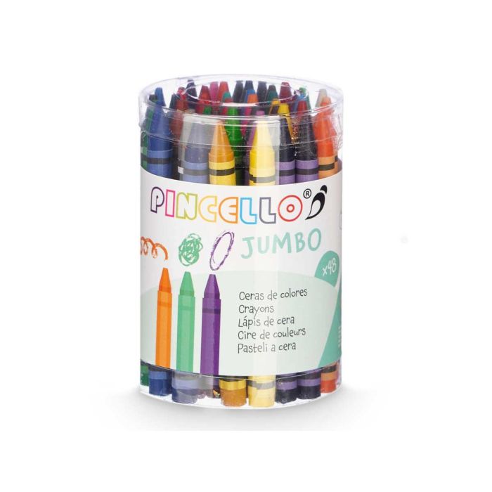 Cera Crayon Pincello 48 colores - 6.5x9x6.5 cm (48 Unidades) 1 Cera Crayon Pincello 48 colores - 6.5x9x6.5 cm (48 Unidades) 1