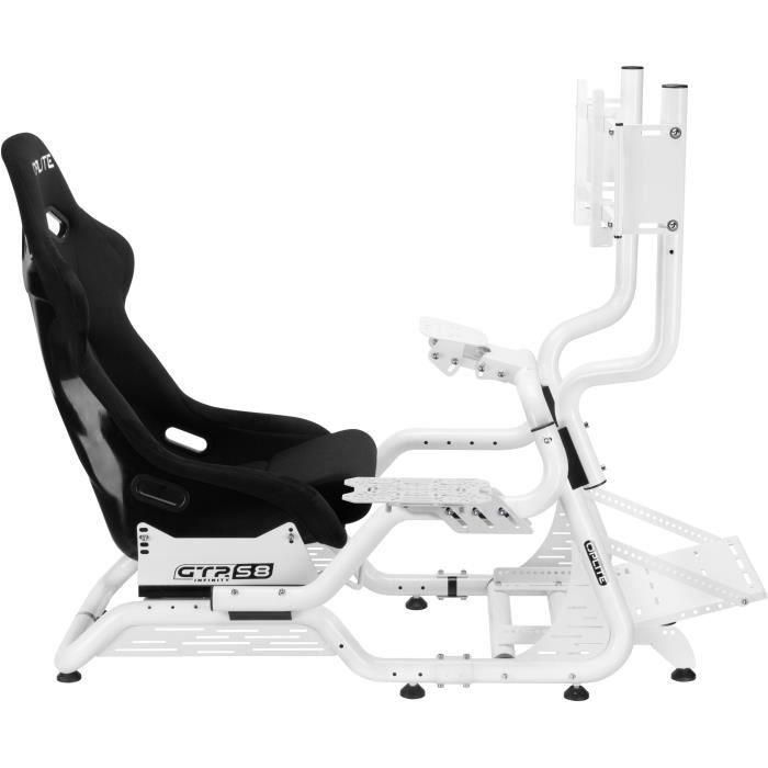 Oplite OPL3770031134469 Soporte Simulación Vuelo/Carreras para Cabina Full Force GTR S8 Blanco - Compatible Freno Mano, Caja Cambios, Joystick 4 Oplite OPL3770031134469 Soporte Simulación Vuelo/Carreras para Cabina Full Force GTR S8 Blanco - Compatible Freno Mano, Caja Cambios, Joystick 4