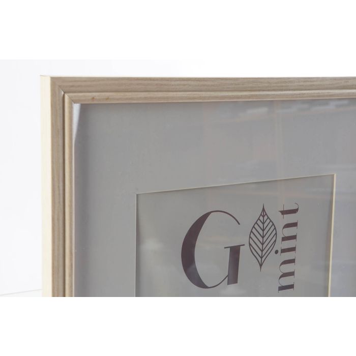 DKD Home Decor Marco de Fotos Set de 7 Verde Menta y Natural MDF y Cristal 45 x 32.5 cm 2