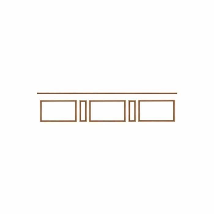 Kit de moldura para sótano 4m - NORDLINGER PRO - Moldura de pared - FSC 100% - Añade carácter a la pared Kit de moldura para sótano 4m - NORDLINGER PRO - Moldura de pared - FSC 100% - Añade carácter a la pared