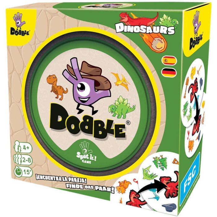 Asmodee Dobble Dinosaurs Dobdin07Esde Juego de Mesa Infantil de Observación y Velocidad en Español para +6 Años 0 Asmodee Dobble Dinosaurs Dobdin07Esde Juego de Mesa Infantil de Observación y Velocidad en Español para +6 Años 0