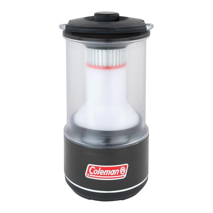 Coleman 360 Linterna de Camping a Pilas LED, 600 Lumen, IPX4, Color Negro y Blanco, Baterías D, 40000 Horas, 494 g