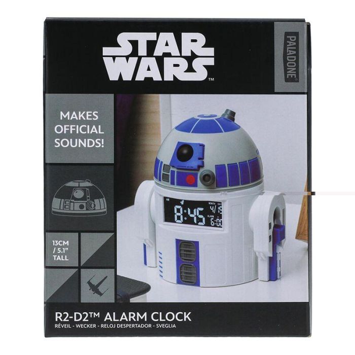 Paladone Reloj Despertador Star Wars R2-D2 - 12,6X12X6X13 cm 2 Paladone Reloj Despertador Star Wars R2-D2 - 12,6X12X6X13 cm 2