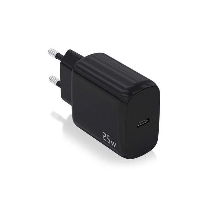 Aisens Cargador Usb-C Pd3.0 1 Puerto 1Xusb-C 25 W, Negro Aisens Cargador Usb-C Pd3.0 1 Puerto 1Xusb-C 25 W, Negro