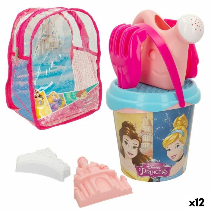 Set de Juguetes de Playa Disney Princess Polipropileno 18 x 16 x 18 cm Ø 18 cm (12 Unidades)