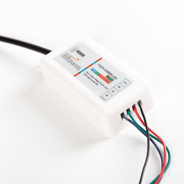 Controlador Táctil Tira LED RGB 12/24VDC 216/432W 50M 1