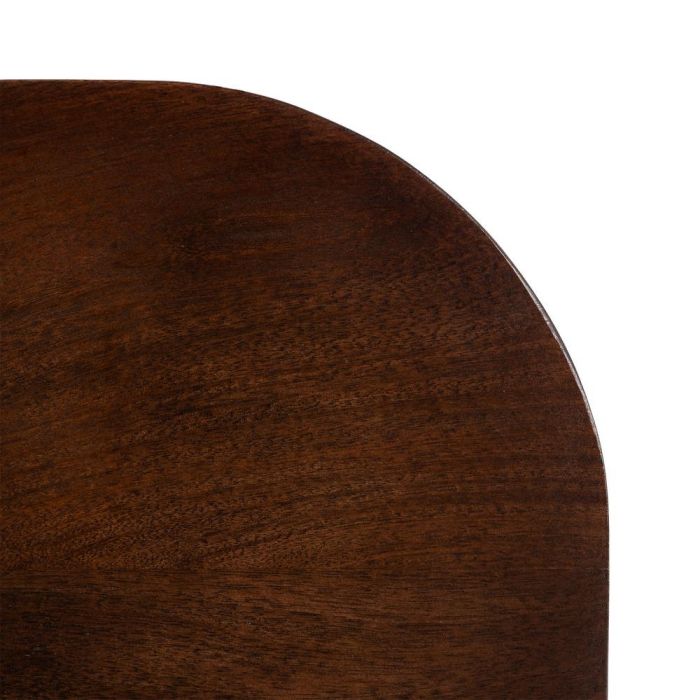 Mesa Marrón Oscuro Madera de Mango 80 X 80 X 75 cm