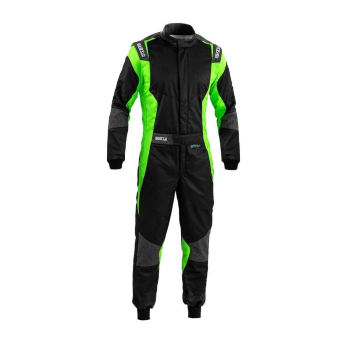 Sparco S00115548NRVF Traje Futura Reciclado 3 Capas FIA 8856-2018 Negro-Verde Talla 48 Sparco S00115548NRVF Traje Futura Reciclado 3 Capas FIA 8856-2018 Negro-Verde Talla 48