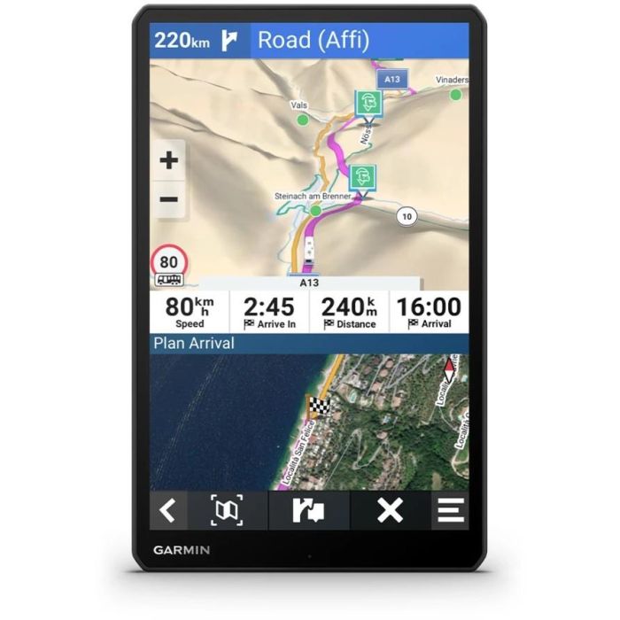 Garmin 0753759308476 Camper 1095 GPS 10” Pantalla Doble Orientación 1