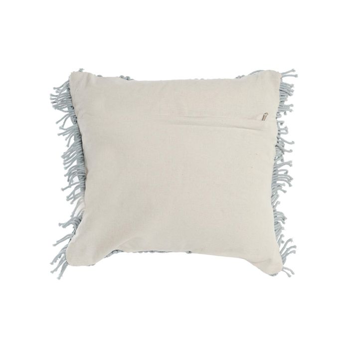 DKD Home Decor Cojín Scandi para Decoración con Macramé de Poliéster y Algodón Verde y Rosa, Medidas 10x45x45 cm (Juego de 4 Unidades) 3 DKD Home Decor Cojín Scandi para Decoración con Macramé de Poliéster y Algodón Verde y Rosa, Medidas 10x45x45 cm (Juego de 4 Unidades) 3