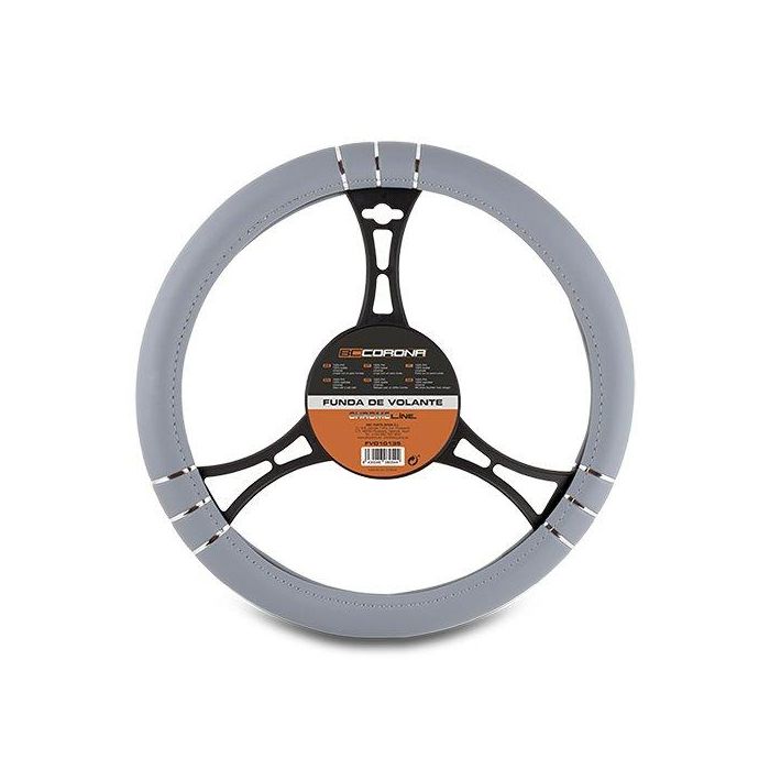 Cs Funda Volante Chromeline Gris FVO10135 Universal Antideslizante 100% PVC 2 Cs Funda Volante Chromeline Gris FVO10135 Universal Antideslizante 100% PVC 2