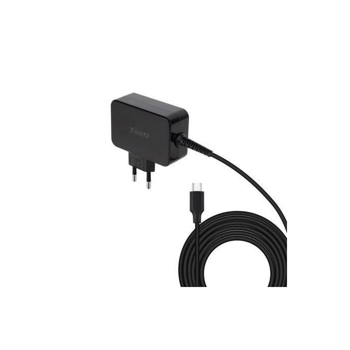 Cargador de Portátil GaN TooQ TQLC-USBCGAN65PD USB Tipo-C/ 65W/ Automático/ Voltaje 5-20V Cargador de Portátil GaN TooQ TQLC-USBCGAN65PD USB Tipo-C/ 65W/ Automático/ Voltaje 5-20V